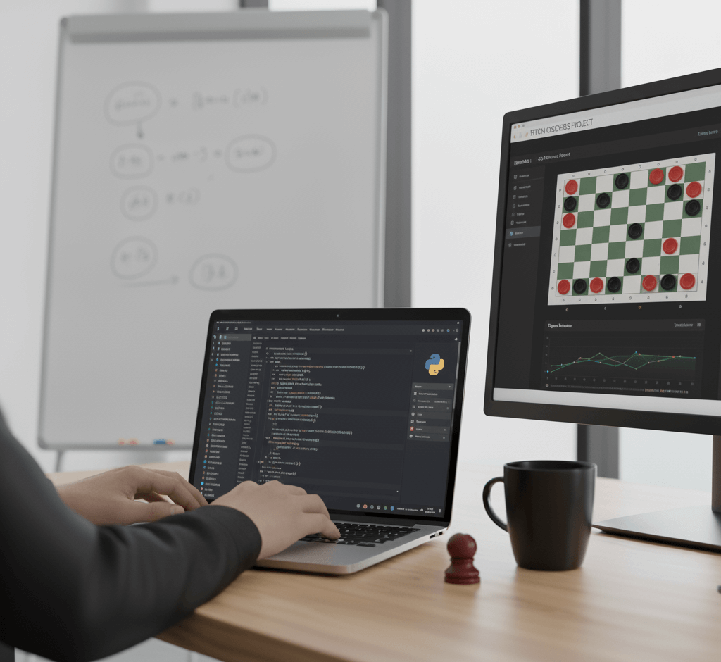 Kurs Tworzenia Gry Warcaby w Pythonie